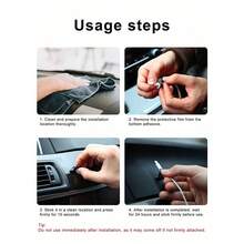 10 件裝汽車電纜夾用於電線管理的夾子整理器 - 黑色 - 查看 8