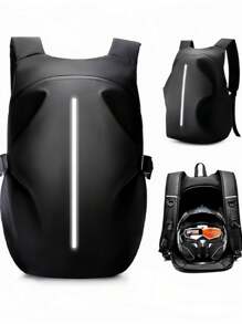 1 pièce Sac à dos de cyclisme pour hommes, sac de casque de moto, sac à dos de casque complet, sac de chevalier pour femmes, sac de voyage imperméable, sac de voyage, grande capacité multifonction pour le travail, les voyages d'affaires, la randonnée, le camping, pour les femmes et les hommes. Boutique de cadeaux pour hommes, remise des diplômes.