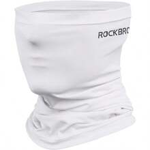 ROCKBROS Cooling Neck Gaiter Bandana Face Mask For Men Neck Gaiters Summer Half Face Scarf Cover Sun UV Protection K - White - View 1