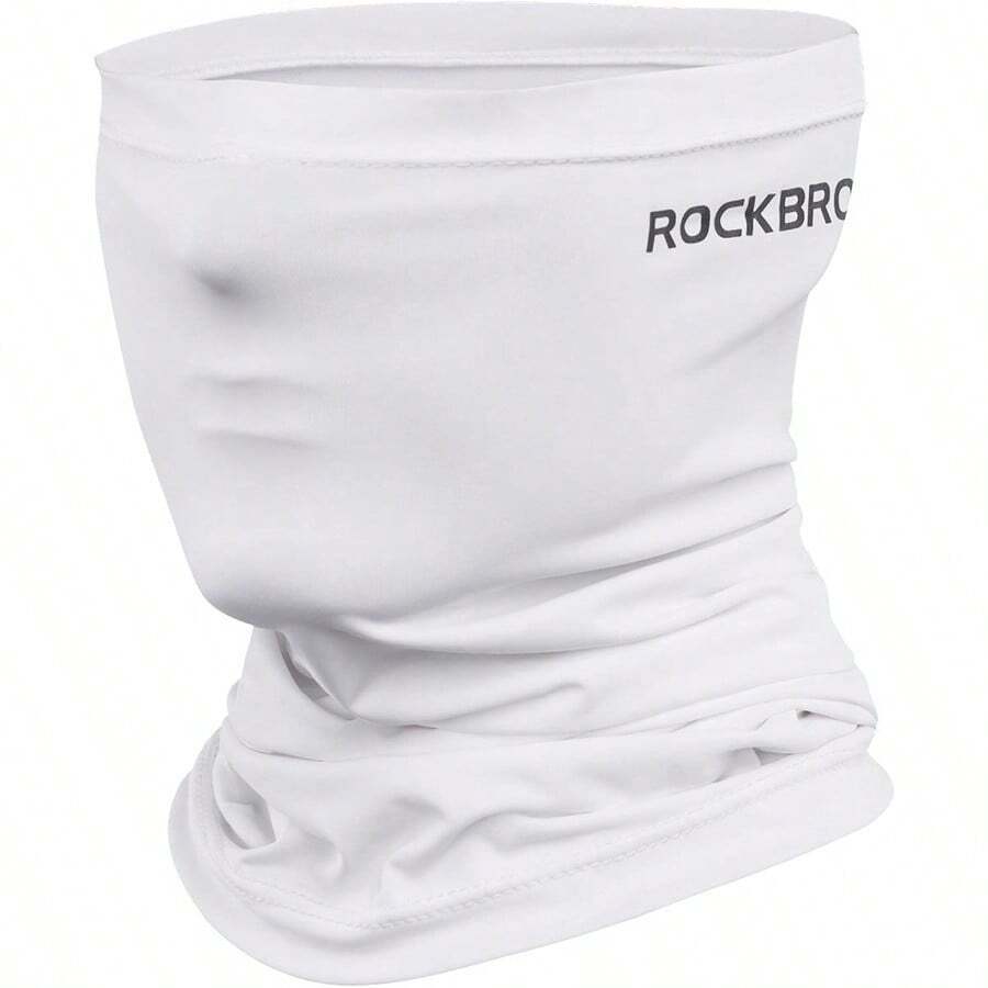 ROCKBROS Cooling Neck Gaiter Bandana Face Mask For Men Neck Gaiters Summer Half Face Scarf Cover Sun UV Protection K - White - View 1