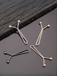 12个隐形多功能夹 - 可调节，适用于腰带、围巾/头发，也适用于服装、牛仔裤、帽子（金属材质）（12/6/3个装） - 彩色 - 查看 3