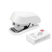 1 件迷你订书机套装，三合一骑马钉订书机和起钉器（容量：830 个订书钉），26/6 标准，返校，办公室学校用品 - 彩色 - 查看 11