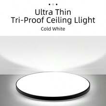 CANMEIJIA 1pc LED Ceiling Light, Modern Indoor Decorative Lamp, Black Round LED Recessed Ceiling Light, Suitable For Living Room, Bedroom, Kitchen, Bathroom, 185-265V, 18W/30W/40W/50W, 3000K Warm White/4000K Neutral White/6500K Cool White, Dimmable 3 Color Temperatures, For Bedroom, Balcony, Bathroom, Living Room, Room, Garage Lighting - Black Round Ceiling Lamp - View 6