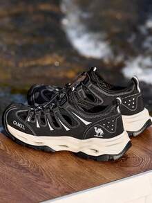 CAMEL CROWN Men's Water Sandals Breathable Waterproof Quick-Drying Summer Shoes For Beach Hiking Outdoor - Black - View 3