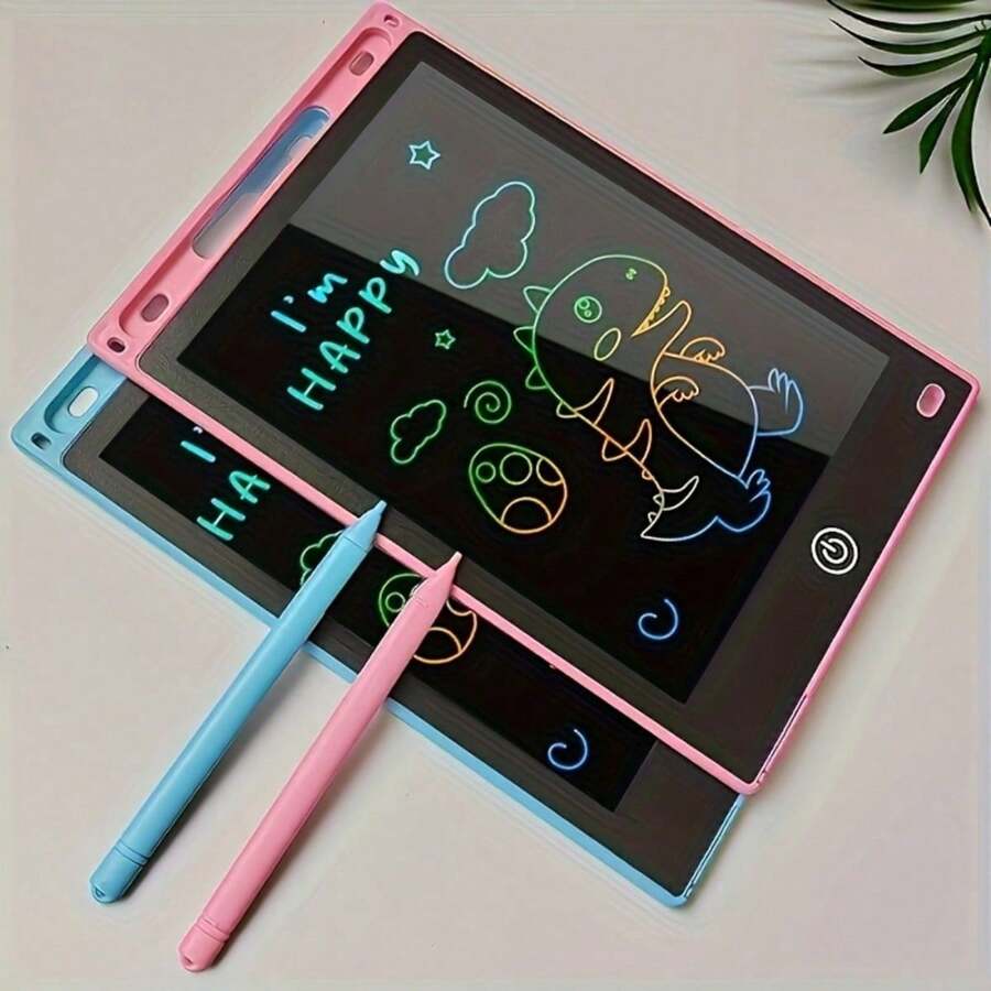 8.5 Inch Color Drawing Board - Reusable Writing Tablet, Educational Art Toy For Teens, Ideal Gift For Easter, Christmas, Birthday - Available In Light Blue, Pink, Red, Blue, Black, Green, School Supplies, Back To School