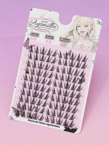 AYRMILLA 10 Rows 8-12mm False Eyelashes Natural Fish Tail Fairyultrafine Stem Feather Fan Fish Tail Grafting Eyelash Cross Wedding Party And Club Daily Work Meeting Natural False Eyelashes Are Comfortable To Wear Fairy Beginner Curling Planting False Eyelashes Flying Girls Such As , Students, Movies And TV Shows, Travel, Vacations, Brides, Birthdays, Etc - C - 查看 2