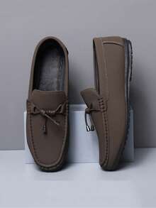 男士休闲乐福鞋，韩版时尚，百搭驾车鞋，Old Money Chic 秋季