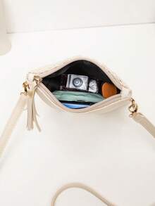 New Small Crossbody Bag For Women, Niche Beach Side Versatile Shoulder Bag, Fashionable Mini Square Envelope Bag, Versatile Ins Casual Crossbody Vacation Beach Bag