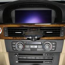 Soporte de teléfono para automóvil compatible con iPhone, teléfono Android, regalo para cumpleaños, familia, amigos, accesorios para automóvil, soporte de teléfono para automóvil - Negro - Ver 5