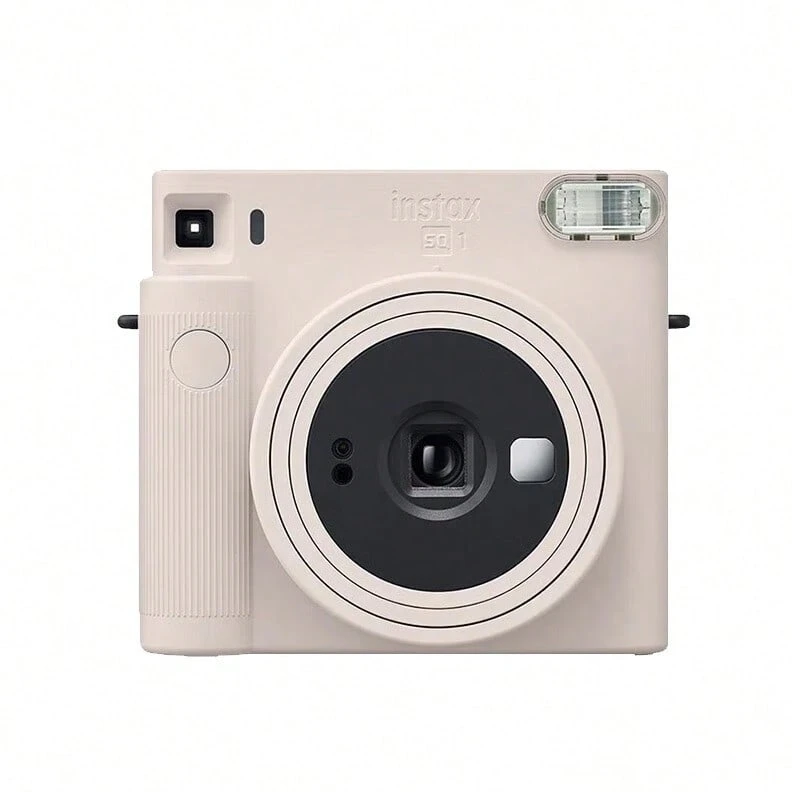 FujiFilm SQ1 Fairy Polaroid 4-Inch Square Art Camera Selfie Without Cropping + Intelligent Fill Light Morandi Color Matching Atmosphere Photo Artifact Mica White