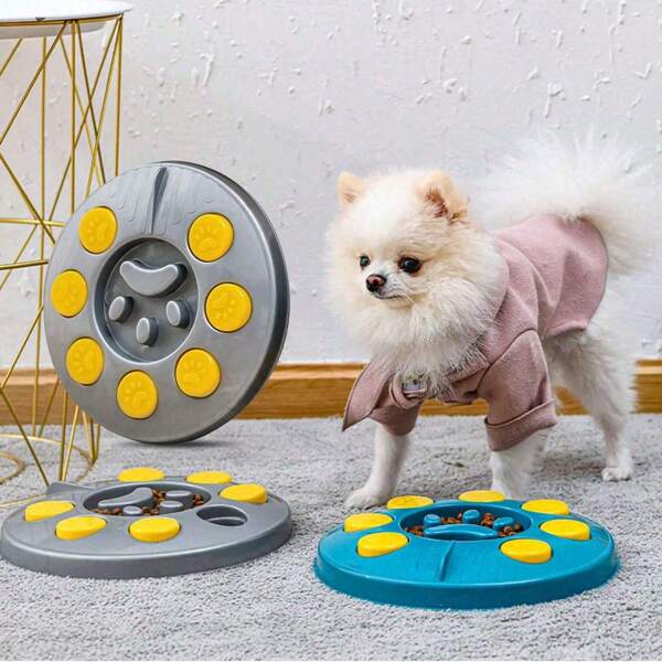 Dog Puzzle Toy, Interactive Treat Dispenser For Puppy IQ Training, Cat Kitten Mental Stimulation,Boredom Relief Feeder,(Color Random)