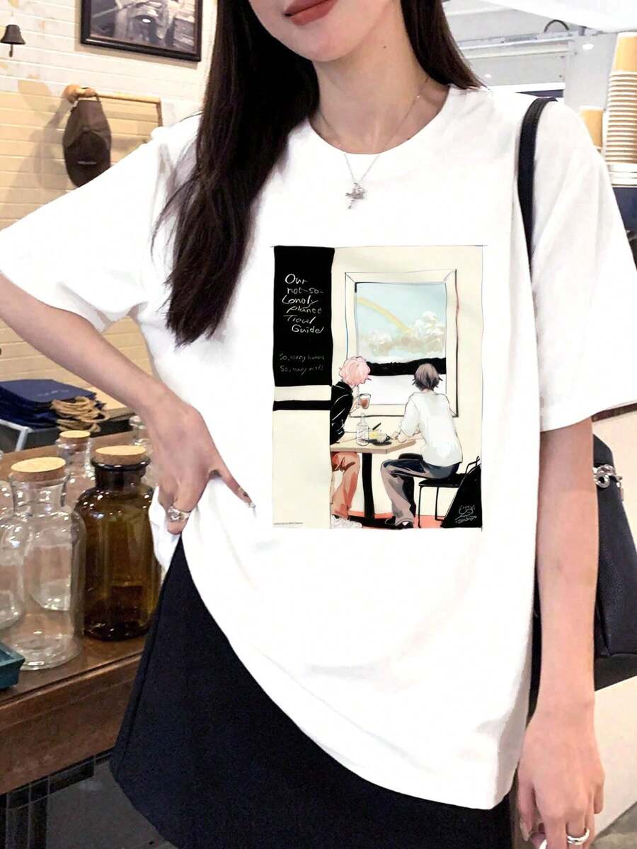 Women T-Shirts - 白色 - 查看 1