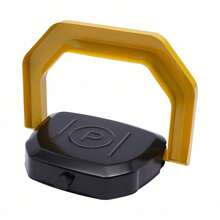 Automatic Parking Lock With Keys, Folding Driveway Security Car Barrier Lock, Remote Control Automatic Parking Barrier Lock With Remote Control Bollard Space Security Lock - Yellow - View 4