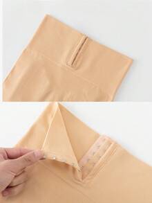 Flarixa Seamless Tummy Control Shapewear Shorts Bottom Waist Cincher Trainer Body Shaper Boxer Briefs Firm Compression Butt Lift Panties - Apricot - View 6