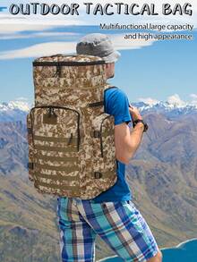 1PC 75L Waterproof Camo Backpack Hiking Camping Backpack Rucksack Outdoor Sports Climbing Bag Mountaineering Backpack Waterproof Large Capacity Oversized Use Holiday Essentials Hiking Camping Multi-Functional Christmas Bag Laptop Thanksgiving Computer Large Capacity Outdoor Waterproof Camping Hiking Backpack Travel Gifts Chest Bag Side Bags Satchel Bag Leather Bag Hobo Bag Gifts Travel Essentials School Bag Travel Bag Gym Bag Sports Bag Summer Back To School Beach Bag Beach Laptop Case The Sporty Life Summer Bag Springbreak Vacation Men Bag Pack Hiking Bag Weekend Bag Backpacks Travel Must Haves Large Bag School Supplies School Backpack - Ngụy trang - Xem 6