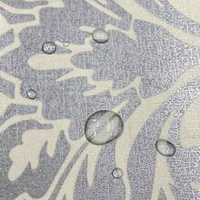 1 Rolle beige Blumentapete, europäischer floraler Vinyl Abziehkontakt Papier für Schlafzimmer, Wohnzimmer, TV Hintergrund, Wanddekoration, Küche, Möbel, Renovierung, selbstklebend, einfach zu installieren, abnehmbar