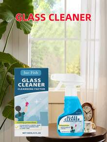 1pc (120ml) Glass Cleaner, Home Mirror Glass Degreasing Stain Remover Glass Cleaning Spray, Multi-Scene Applicable, Random Delivery Of New And Old Models. - Multicolor - View 10