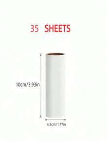 175 Sheets Pet Hair Remover Roller Refill Paper, Home Cleaning Sticky Adhesive Tape, Diagonal Tear Dog/Cat Hair Removal Tool For Pet Furs, Sofa, Clothes, Furniture And Carpet - 5 pieces of replacement cores (175 photos) - View 6