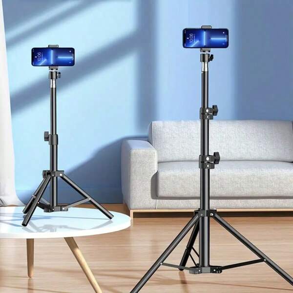 Soporte multifuncional para teléfono móvil para mesa, piso, grabación de video, transmisión en vivo, selfie - Trípode