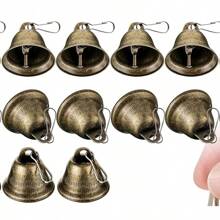 5/10/20pcs Craft Bells Bronze Metal Jingle Bells,Vintage Bells With Hook,DIY Wind Chimes,Dog Potty Training, Doorbell,Gift Wrap Wedding,Christmas Tree Decor DIY Supplies