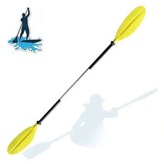 2 IN 1 DOPPELPADDEL PADDLE STECHPADDEL FÜR KAYAK STAND-UP BOARD RUDER KANU
