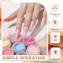 CHOSEOS 36 Colors Crystal Powder Set, You Can Create Salon Level Manicure At Home, French Manicure DIY, Suitable For Beginners And Professionals!