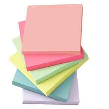 1/4/6/12 Pezzi di Foglietti Adesivi 3*3 pollici, bloc notes colorati, bloc notes per studenti, bloc notes per ufficio, carta per memo autoadesiva, adatto per ufficio, casa, scuola, forniture scolastiche, ritorno a scuola - Multicolore - Visualizzare 15