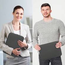 适用于笔记本电脑包 11、13、14、15、15.6 英寸笔记本电脑包软电脑包办公室粉色黑色灰色旅行包透气防震，返校季 - 粉色 - 查看 8