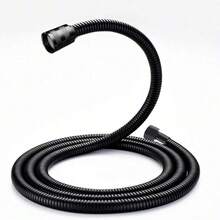 高压手持淋浴喷头，5 种可调节模式，壁挂式设计，含柔性软管和支架 - 黑色塑料圆形淋浴喷头，提升浴室体验，淋浴喷头支架，简约浴室