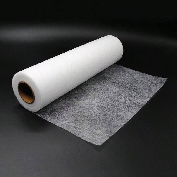 1 Roll, 11.8"" X 15yd Iron-On Fusible Interfacing For Sewing And Crafts - Lightweight Polyester Interfacing For Apparel, Bags, And Home Decoration