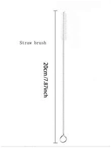 1pc 700ml Or 480ml PP Coffee Cup, Portable Cartoon Straw Cup, Ice American Coffee Cup, Couple Water Bottle - White - View 4