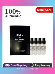 Bleu De Chanel Eau De Parfum Pour Homme For Men Spray Vial 1.5ML/0.05 Fl.Oz Travel Size  Mini - 6ml(1.5ml*4支)迷你體驗裝 - 查看 1