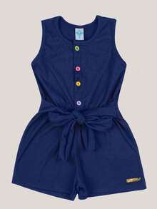 Ribana Soft Children's Romper - Comfort And Style For Your Little One! - 藏蓝色 - 查看 4