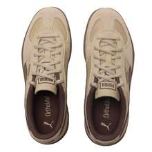 Puma Zapatillas de lona con amortiguación de impactos Palermo Pop de corte bajo para hombres y mujeres, zapatos casuales ideales para viajes 403257 - Almendra tostada marrón - Ver 5