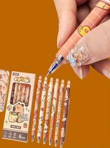 1/3/6pcs Erasable Gel Pens, Suitable For Office Supplies, School Supplies, Gift Back To School