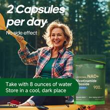 Quitmood NR1000 With CQ10 - Extra Strength NMN Alternative Liposomal, Nicotinamide Riboside, Resveratrol, Quercetin - Nad Supplement For Skin Aging Support, Energy And Focus - 90 Capsules - 3 包 - 查看 2