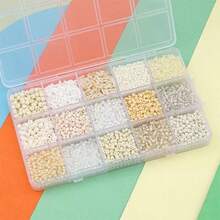 1 套 15 格玻璃种子珠管套件，适用于制作珠宝、手链、DIY 工艺品，是送给朋友和爱人的绝佳礼物 - 彩色 - 查看 11