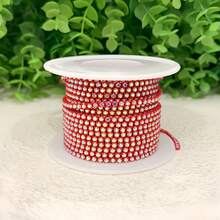 (5码/10码)银色AB钻、水晶钻密链、银钻、爪链、钻石链、钻石爪链、钻石装饰链、电泳链、电镀密爪钻石缝纫工艺链DIY、圣诞节和万圣节装饰、优雅简约身体链、钻石装饰链、 - 彩色 - 查看 7