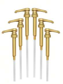 咖啡糖浆泵分配器，兼容（750 毫升 25.4 盎司瓶）和细糖浆瓶 - 咖啡糖浆分配器，适用于咖啡吧配件、厨房配件