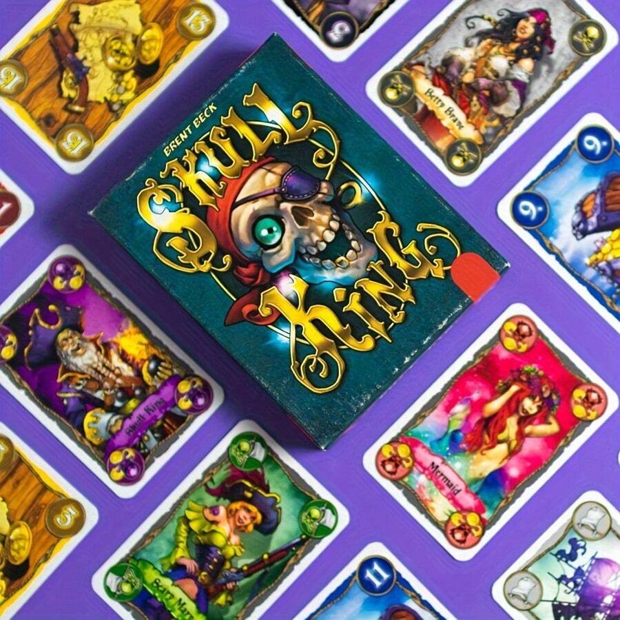 Skull King Card Game - Standard Edition - Strategic Pirate Trick-Taking Game For Ages 14+, Major Material: Paper - Ultimate Party Board Game By Brent Beck