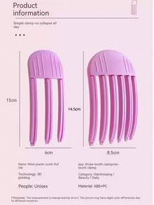 Celebrity-Style Korean Volumizing Root Insert Clips, Hair Volumizer, Slouchy Hair Puff Creator,Back To School,Travel Holiday Essentials,Hair Accessories For Women - Multicolor - View 6