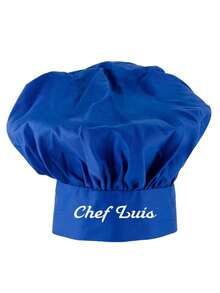 定制个性化厨师帽、定制印花厨师帽、厨师礼品、烧烤厨师帽、餐厅礼品、烹饪礼品、烘焙帽、成人可调节松紧带厨师帽、成人可调节松紧带厨师帽套装、度假风情 - 彩色 - 查看 7