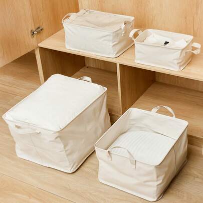 1 件可折叠布艺洗衣篮/储物箱卧室、收纳盒、收纳袋、家居收纳、女式白色 T 恤、女式黑色裤子、女士冬装、连衣裙、女士冬装、优雅女装、女士白衬衫、长袖、女士白色连体裤、女士春装、女士春装、春季、春装、极简主义、夏季上衣