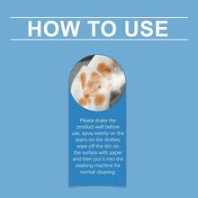 Gentle Cleaning Spray For Fabrics, Removing Oil Stains And Odors, No-Rinse Daily Refresh - Multicolor - View 4