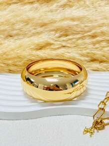 7件/3件/2件/1件串珠手链套装，金色手镯，宽手镯，厚手镯，手链套装，宽手链，女士手链，送她的礼物