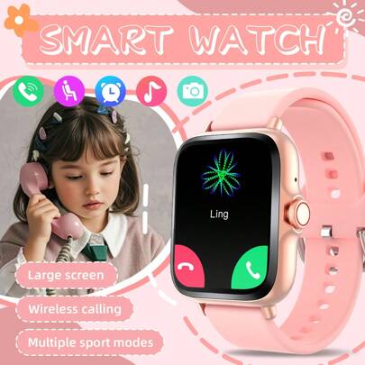 SIMSONLAB ساعة ذكية جديدة للأطفال هدية الأزياء، أجهزة استدعاء/طلب السلكية، تذكيرات تطبيقات متنوعة، ساعات رياضية، خلفيات مخصصة، هدايا عيد ميلاد، هدايا عطلات