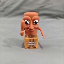 1pc 2025 Popular Gag Mountain Sea Classic Wooden Stick Creature "Tungtungsahur" Talking Weird Gadget, Keychain For Teens & Adults, Stress Relief One-Click Sound, Crazy Press Squeeze, Suitable For Teenagers, Office Workers, Socially Anxious, Prank Prop, Friends Party & Birthday Gift, Hilarious - Multicolor - View 8