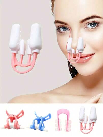 Silicone Nose Clip, Fragrance-Free, Gentle Nose Shaping Tool, Unisex, Non-Invasive Nose Corrector, Used To Narrow And Correct The Nose Bridge, Comfortable And Skin-Friendly