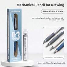 Languo New Metal Machanical Pencil Painting Mechanical Pencil Soft Mian Pen Holding Active Pencil Special For Junior And Senior High School Students To Learn Drawing And Daily Writing Back School Pencil,For School Supplies,Back To School - one-size - View 16