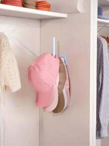 1/3/5 件挂帽、收纳整理、无需打孔、玄关墙、挂墙、多功能帽钩架、L 型多功能挂钩、耳机收纳架、太阳鞋助手、强力粘合剂、无需打孔、粘性挂架、多功能无需打孔厨房收纳架 - 彩色 - 查看 8